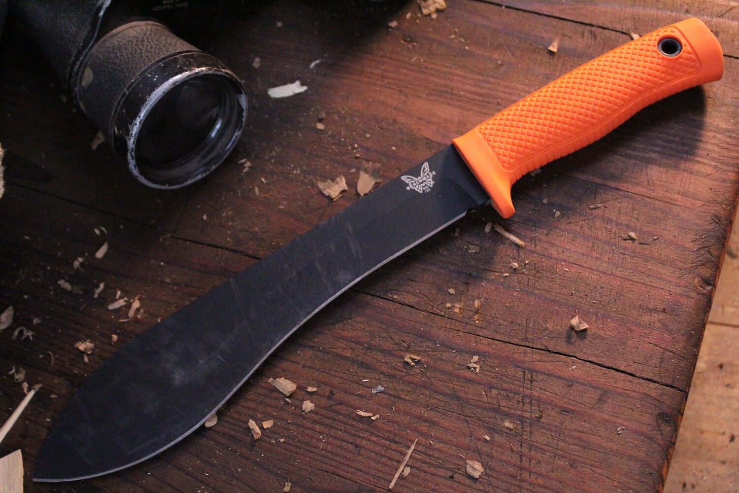 Benchmade Jungle 9.69&quot; Bolo Fixed Blade Knife / Black ( Pre Owned )