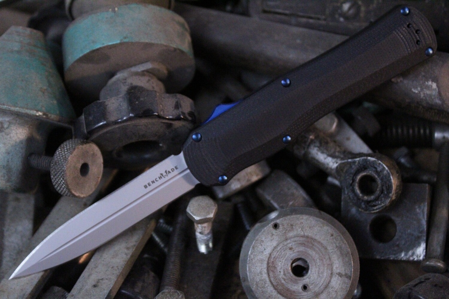 Benchmade Autocrat 3.71&quot; D/A OTF Automatic Knife / Black G10 / Satin ( Pre Owned )