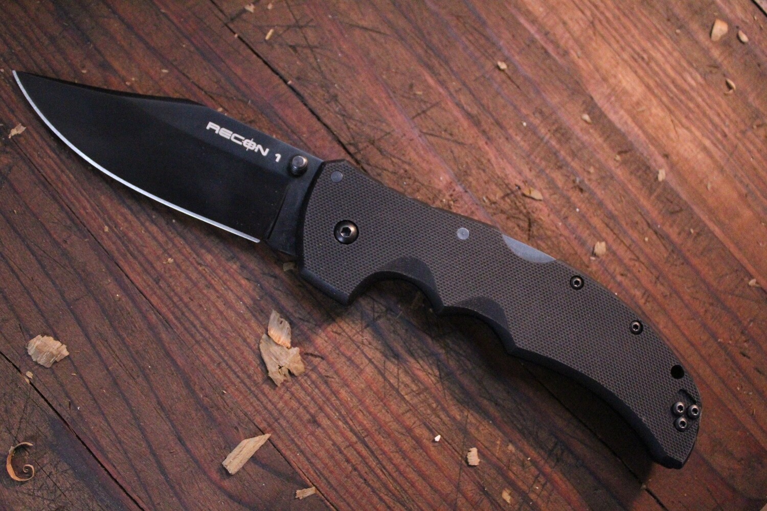 Cold Steel Recon 1 4&quot; Folding Knife / Black G10 / Black S35VN ( Pre Owned )