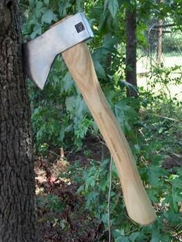 Council Tool - Velvicut Belt #1.25 Hudson Bay Pattern Hatchet, 14&quot; Hickory Handle (1.25lb) / Leather Sheath ( Discontinued )
