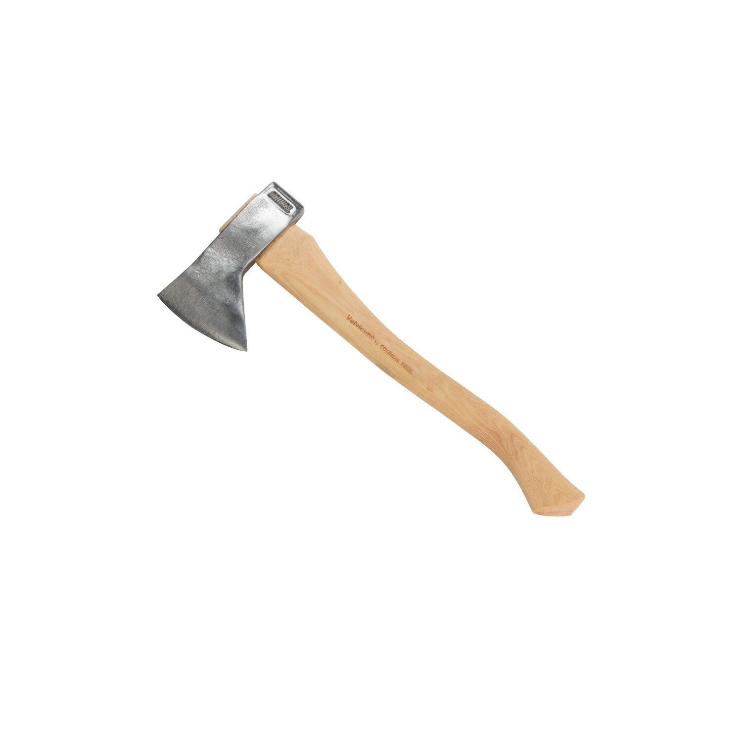 Council Tool - Velvicut #2 Hudson Bay Pattern SIngle Bit Axe, 24&quot; Curved Hickory Handle (2lb)