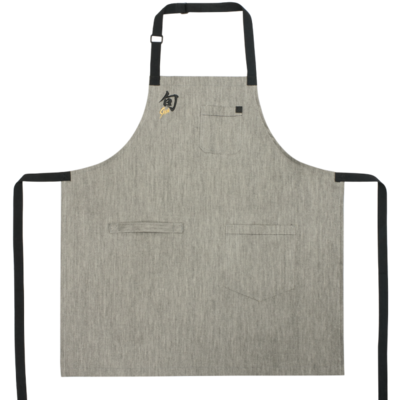 Shun Pho Apron, Blue Herringbone ( Discontinued )