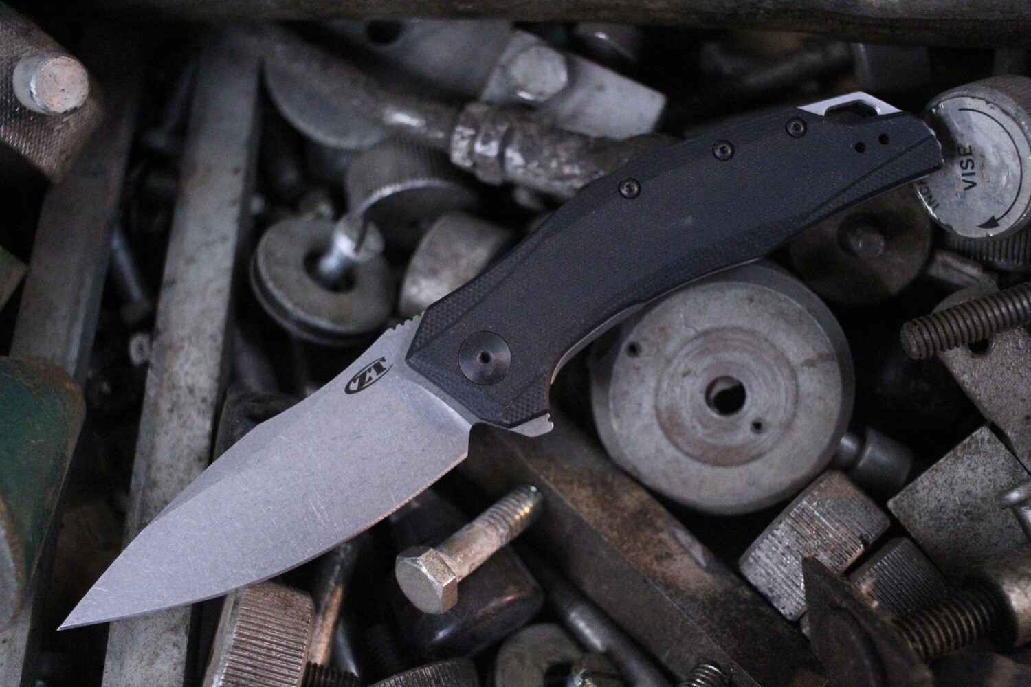 Zero Tolerance 0357 3.25&quot; Assisted Opening Knife / Black G-10 / Working Finish ( Pre Owned )