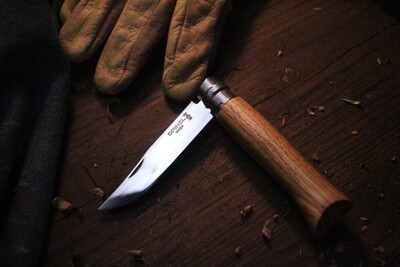 Opinel Knives No. 8 Knife / Stainless Steel / Beli Wood