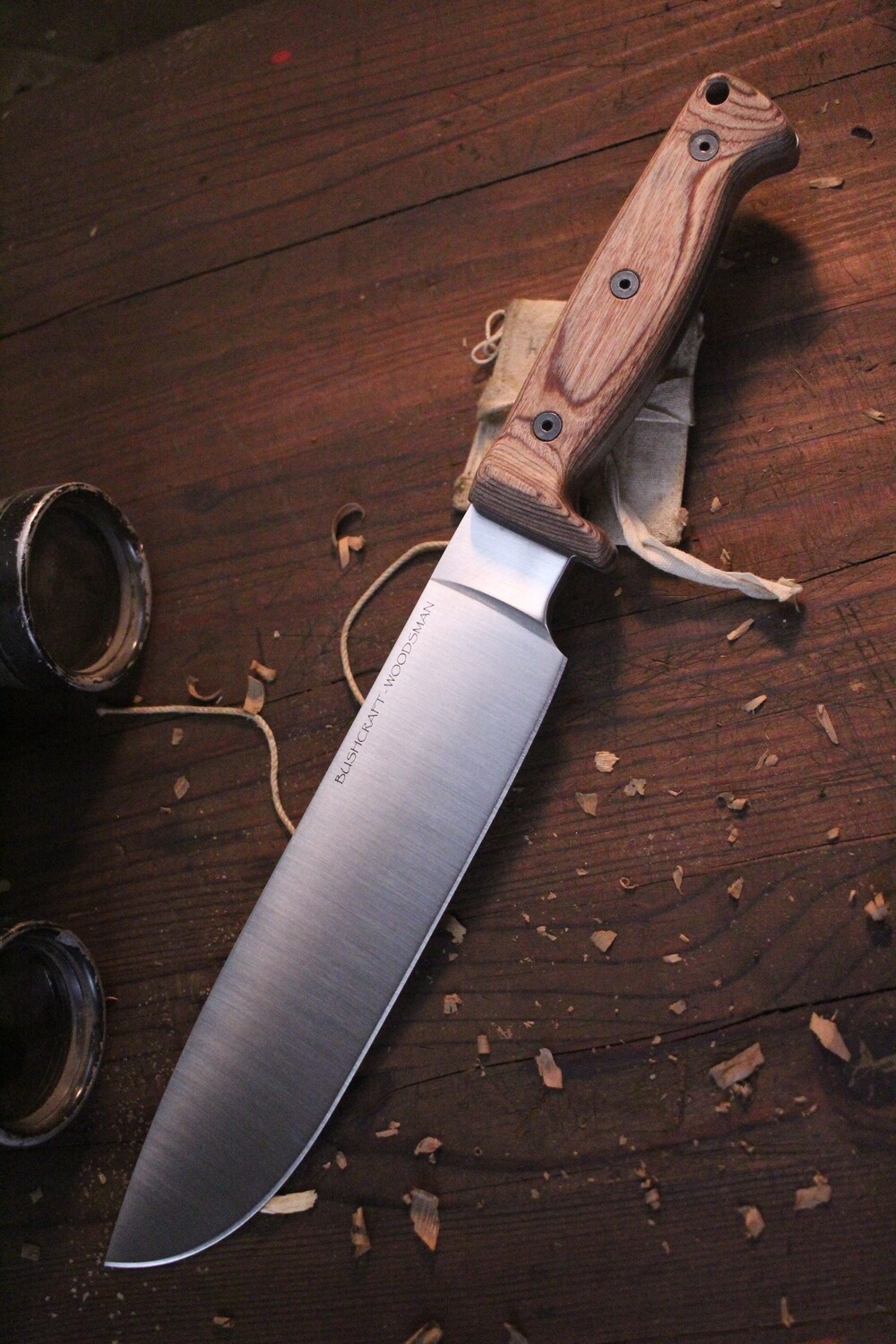 Ontario OKC Bushcraft Woodsman 9.5&quot; Fixed Blade / Satin 420