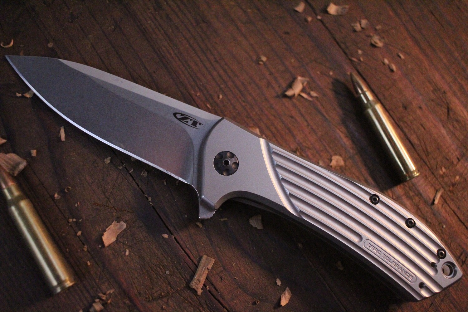 Zero Tolerance 0801 Rexford 3.5&quot; Folding Knife / Titanium / Elmax ( Pre Owned )