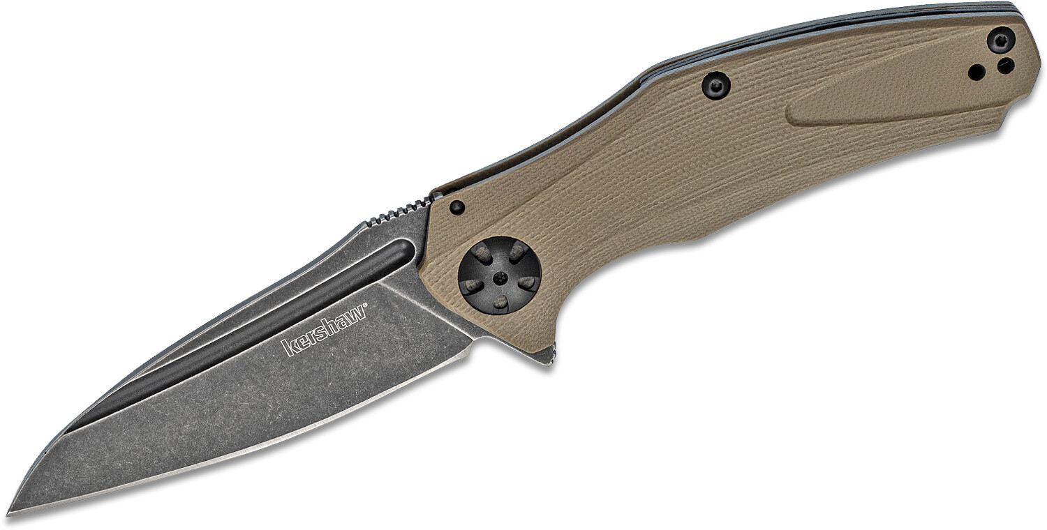 Kershaw Natrix 3.25&quot; Sub-Frame Lock Knife Tan G-10, Black ( Discontinued )