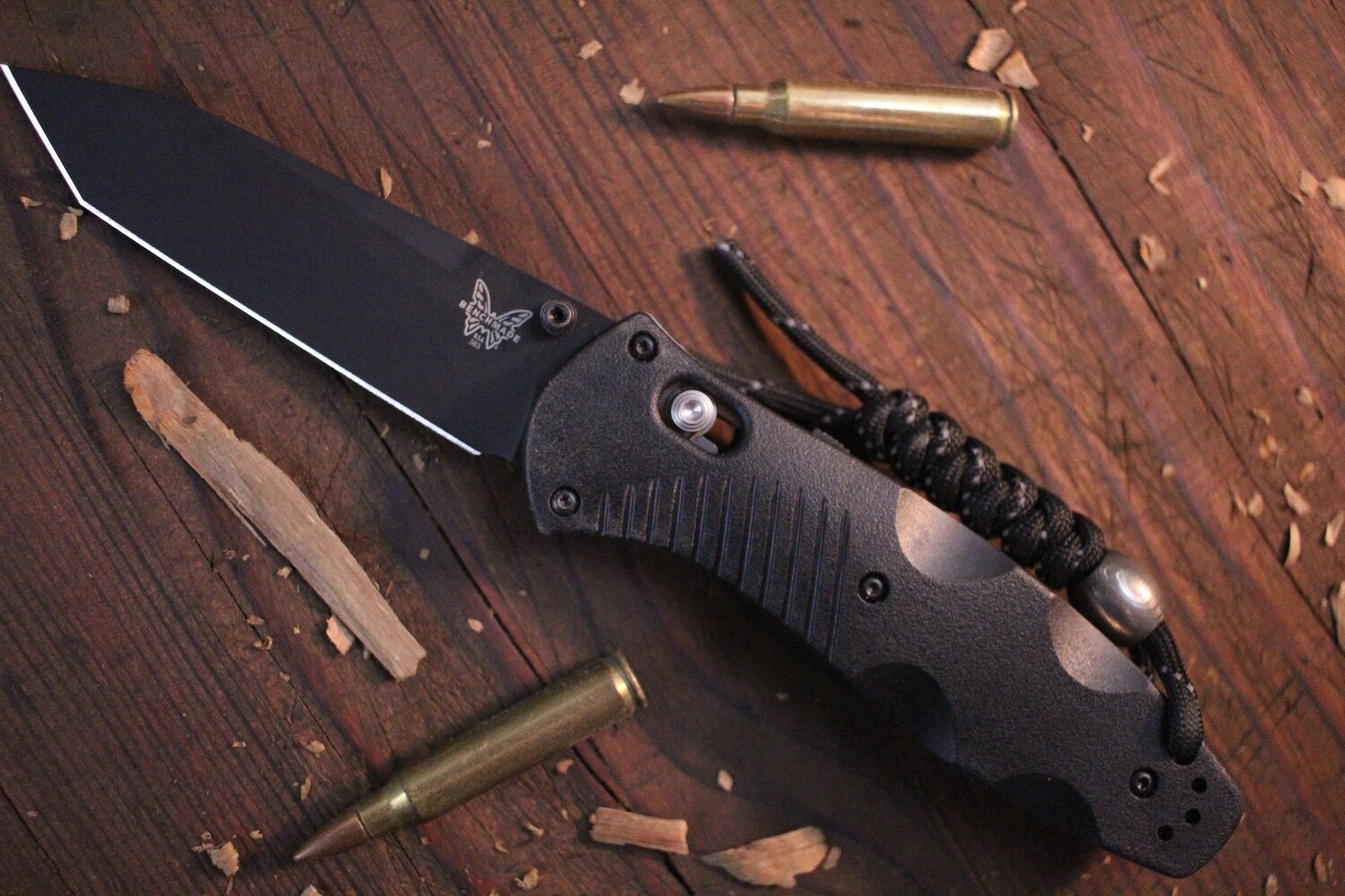 Benchmade Barrage Tanto 3.6&quot; AXIS-Assist Knife / Black / Black ( Pre Owned )