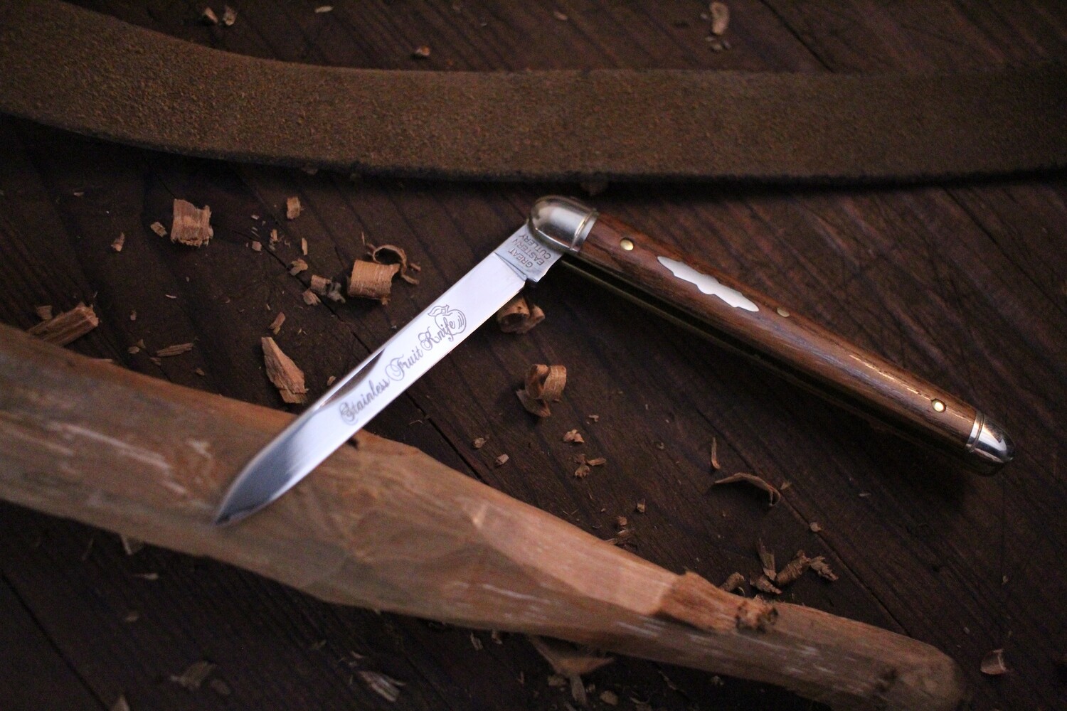 Great Eastern Cutlery 3.5&quot; Fruit Knife / Antique Chestnut / Stainless ( Pre Owned )