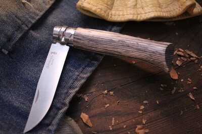 Opinel Knives No. 8 3.25" / Grey Birch / Stainless Steel