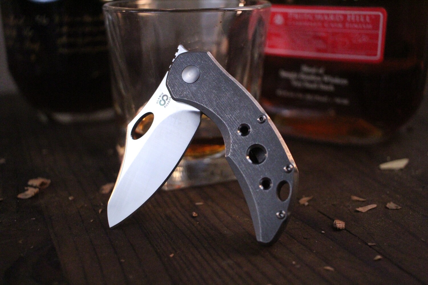 Olamic Cutlery Busker 2.5&quot; Folding Knife / Titanium / Satin M390 ( Pre Owned )