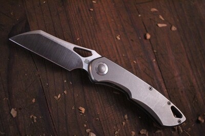 Olamic Cutlery Whippersnapper 2.75&quot; Front Flipper / Titanium / Satin 20CV ( Pre Owned )