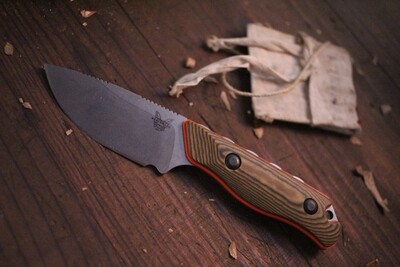 Benchmade Hidden Canyon Hunter 2.8" Fixed Blade Knife / Richlite / Stonewash S90V ( Prototype )