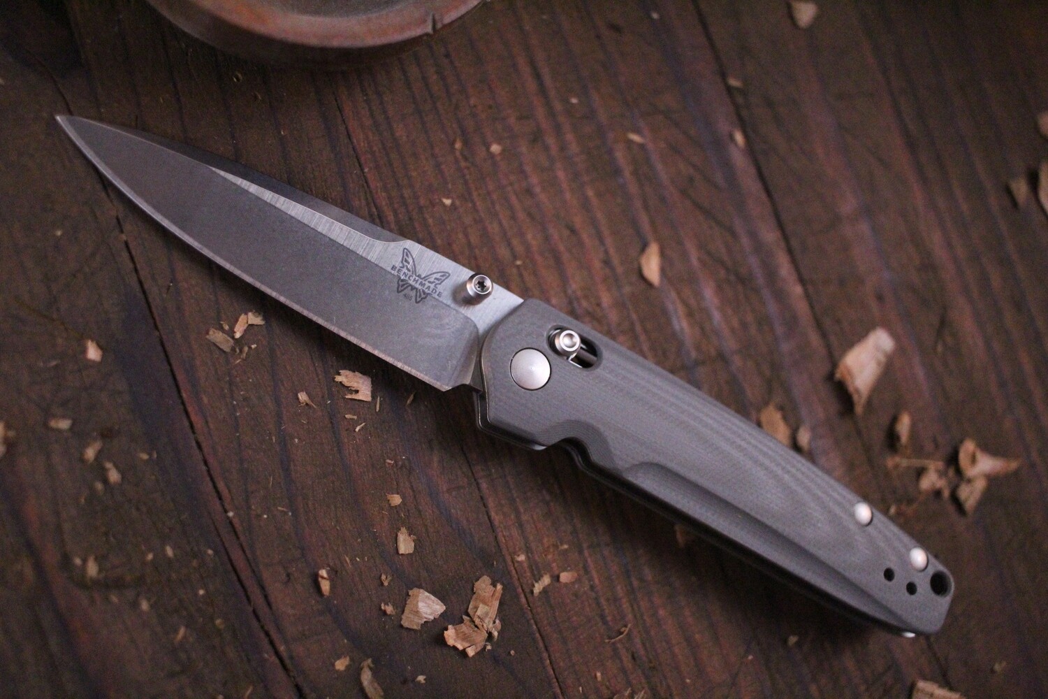 Benchmade Valet 2.96" AXIS Lock Knife / Satin / Gray G10 ( Discontinued )