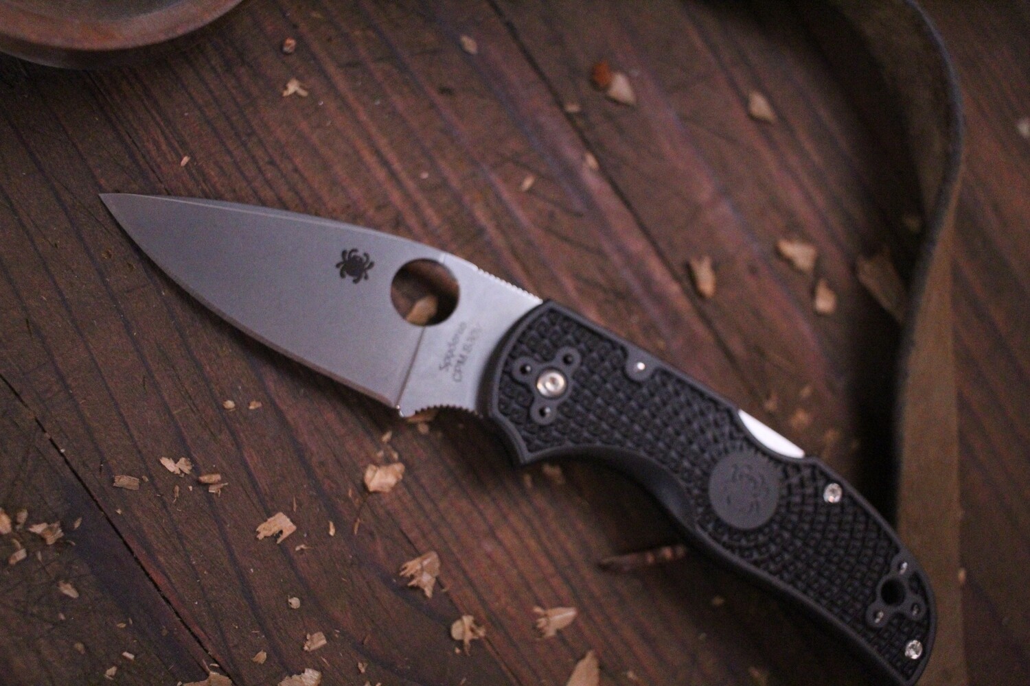 Spyderco Native 5 2.95&quot; Lockback, Black FRN / Satin