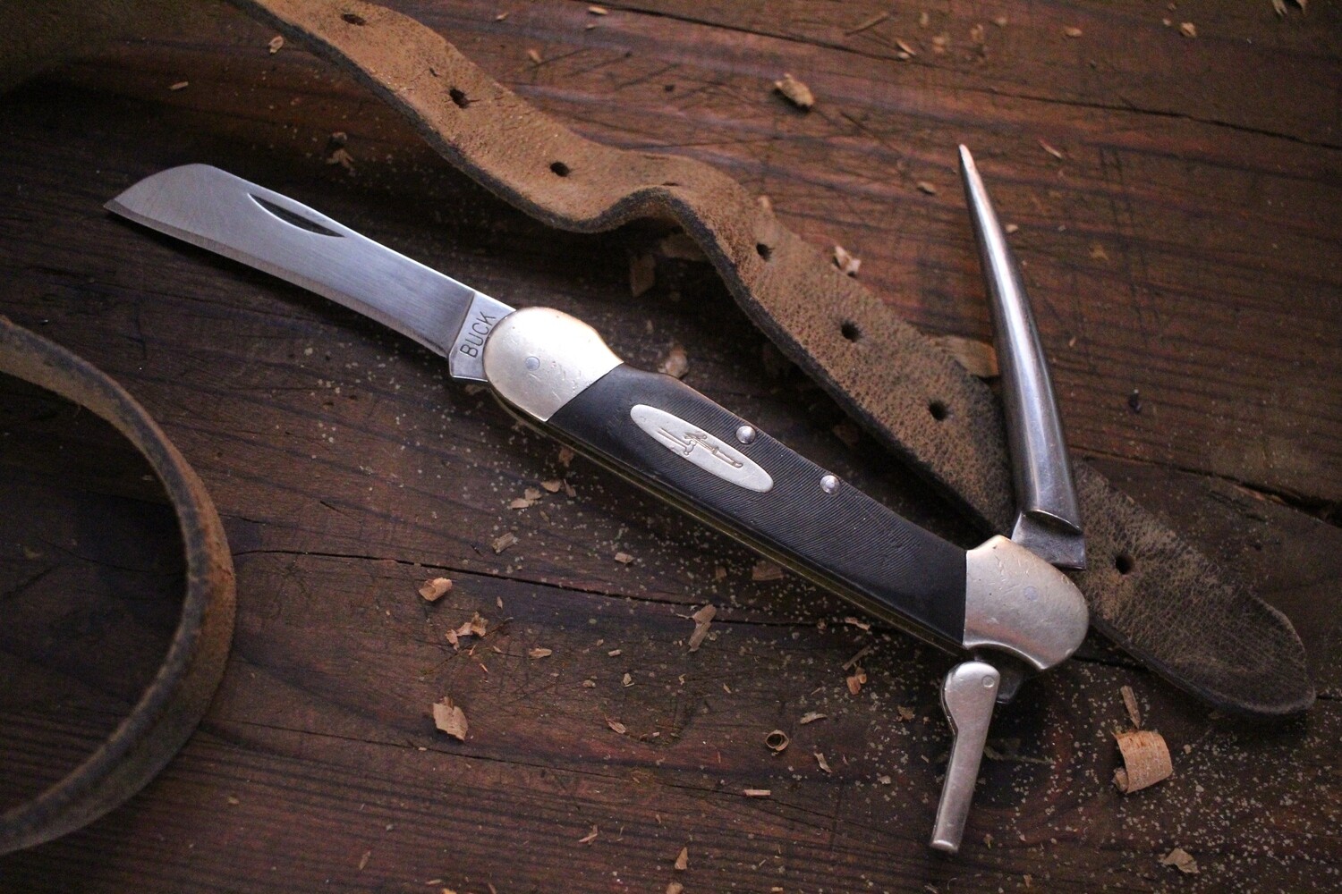Buck Yachtsman Folding Knife / Delrin / Stainless ( Pre Owned )