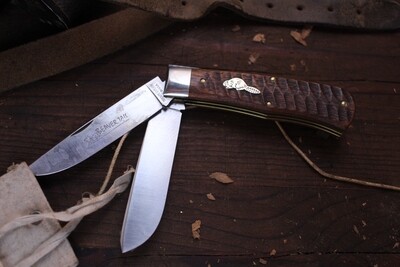 Great Eastern Cutlery Pioneer Trapper / Jigged Brazilian Cherry / Cold forged 1095 ( Pre Owned )