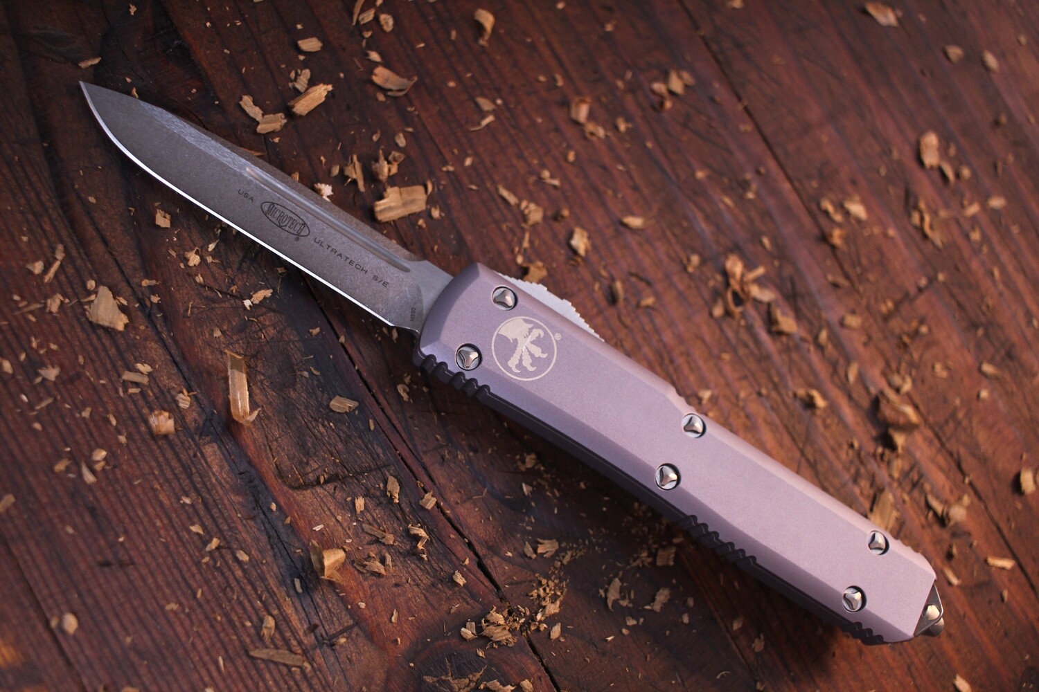 Microtech Ultratech S/E 3.46&quot; OTF / Gray / Stonewashed M390 (Pre Owned)