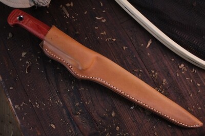 3DK Fisher 8" Fillet Knife,  Orange Dymondwood