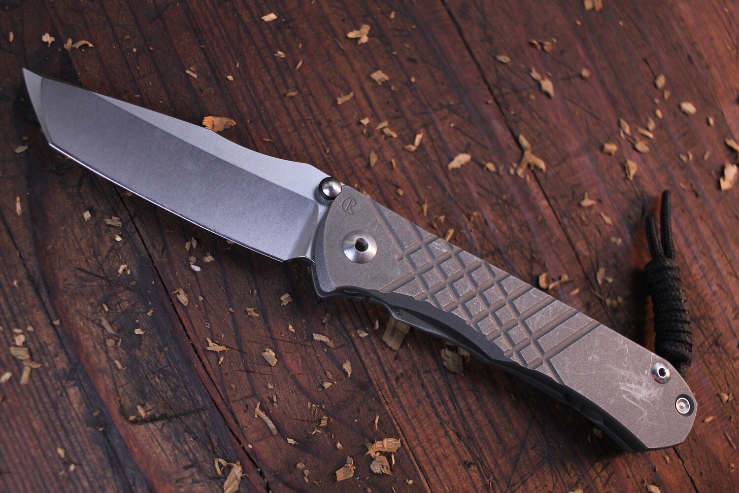 Chris Reeve Umnumzaan 3.675&quot; Folding Knife / Milled Titanium / Stonewashed S45VN ( Pre Owned )