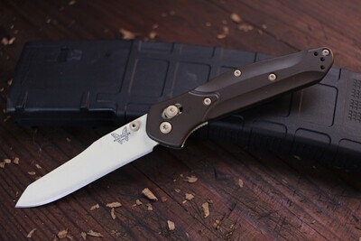 Benchmade Osborne 3.4" AXIS Lock Knife / Custom Brown Cerakote / Desert Tan Cerakote S30V ( Pre Owned )