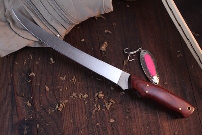 Post Knives 8" Fillet Knife / Dymondwood / Satin 440