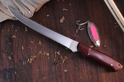 Post Knives 6.75" Fillet Knife / Dymondwood / Satin 440