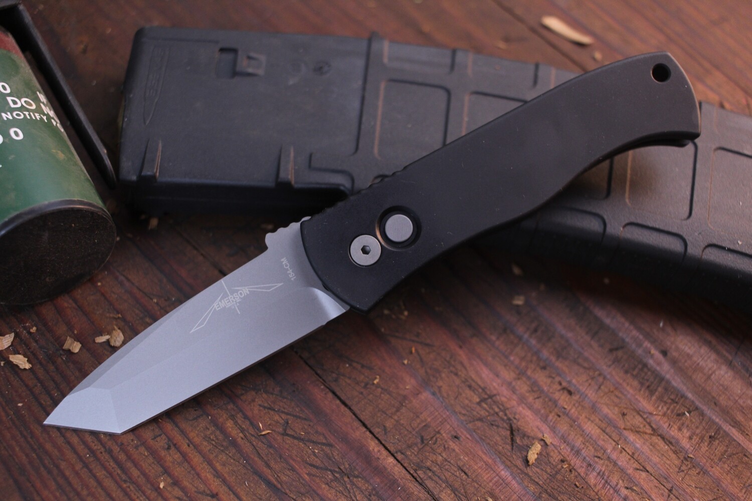 Pro-Tech CQC7 Auto / Black Aluminum / Bead Blasted 154CM