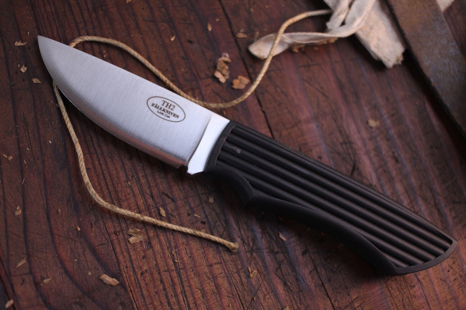 Fallkniven Taiga hunter 2 3.25&quot; Fixed Blade Knife / Black / Lam Cos Blade / Convex Grind ( Pre Owned )