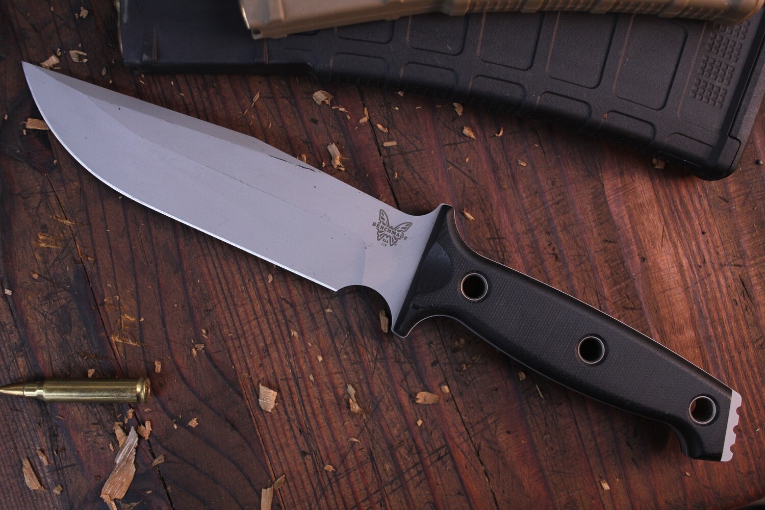 Benchmade Arvensis 6.44&quot; Knife / Satin / Black G10 ( Pre Owned )