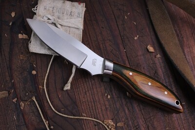 Robert Ball 3.5&quot; Canadian Belt Knife / Dymondwood / Satin BG-42