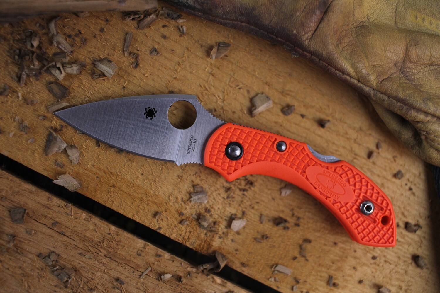 Spyderco Dragonfly 2 2.25&quot; Folder / Orange FRN / Satin VG-10