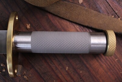 Randall Made Model 18-7 Attack Survival 7.5" Fixed Blade Knife / Steel Tube / High Carbon Steel