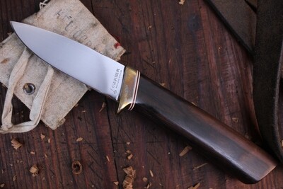 Gerber Classic C325 Custom Series 3.5” Fixed Blade / Al Mar Design  / Ebony / Satin M2HS ( Pre Owned )