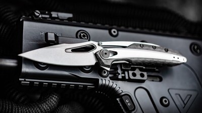 Zero Tolerance 0990 3.25&quot; Folding Knife / Stainless Steel &amp; Carbon Fiber / Stonewashed 20CV