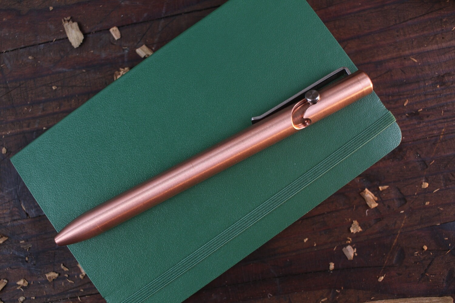 Tactile Turn Bolt Action Pen / Standard 5.6” / Copper / 2.3oz
