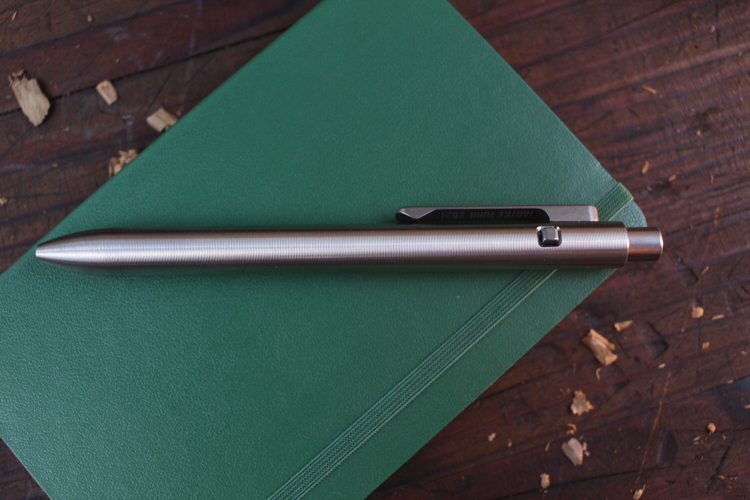 Tactile Turn Side Click Pan / Short 5.3” / Titanium / 1.1oz