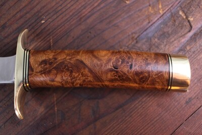 Randall Made Model 1-7 All Purpose Fighter 7" Fixed Blade / Maple Burl / High Carbon ( Pre Owned )