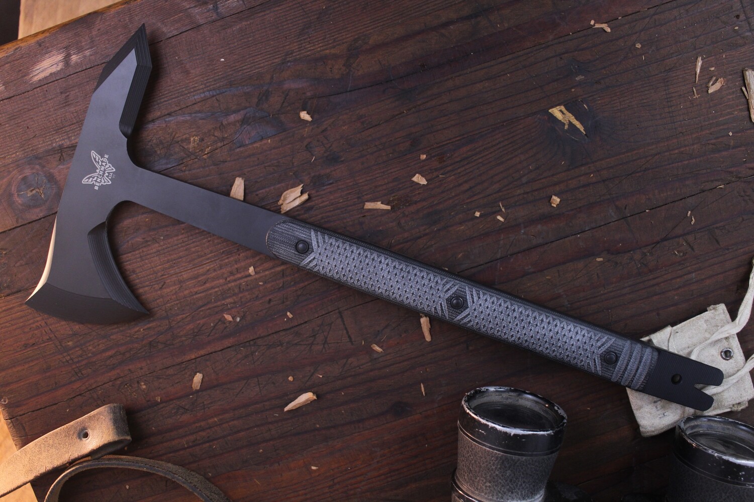Benchmade 172BK Killian Forged Tomahawk / Black G10 / Black 1095 ( Pre Owned )