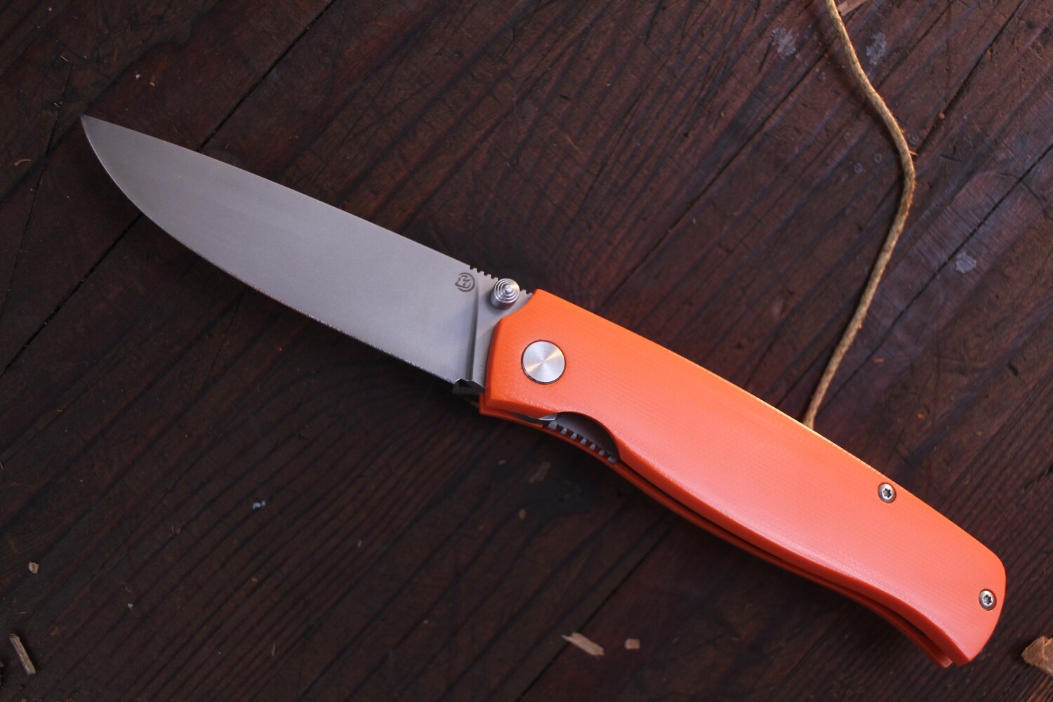Cheburkov Strizh S 3.3” Liner Lock / Orange G10 / Satin Niolox 2 ( Pre Owned )