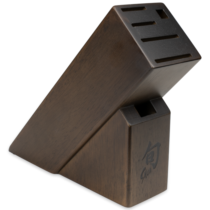 Shun Bamboo Slimline Block - Dark Stain
