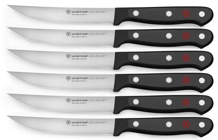 Wüsthof Gourmet 6 Piece Steak Knife Set