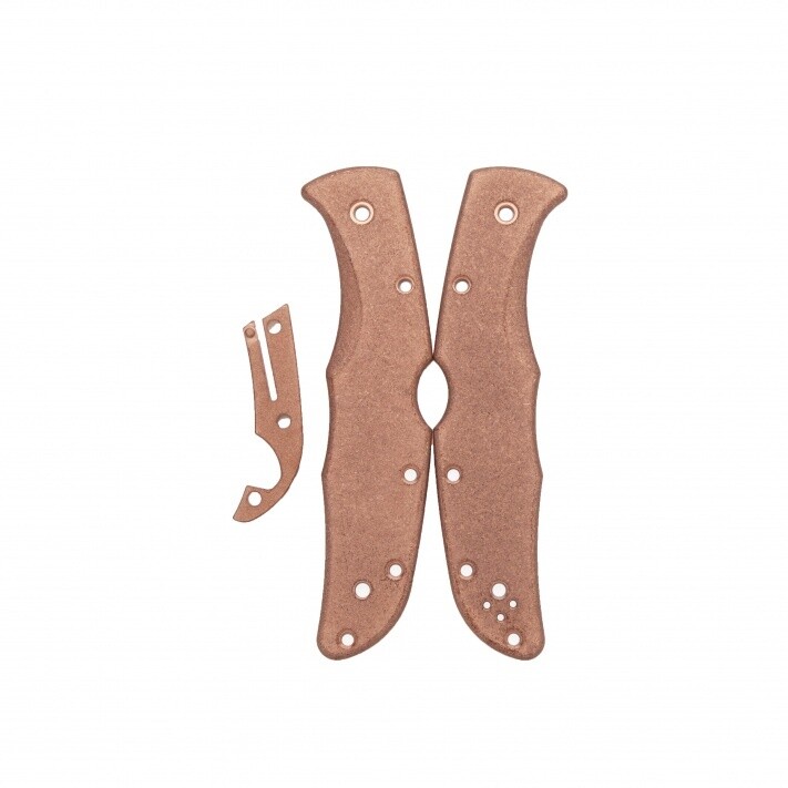 Flytanium Spyderco Endura Scales / Stonewashed Copper