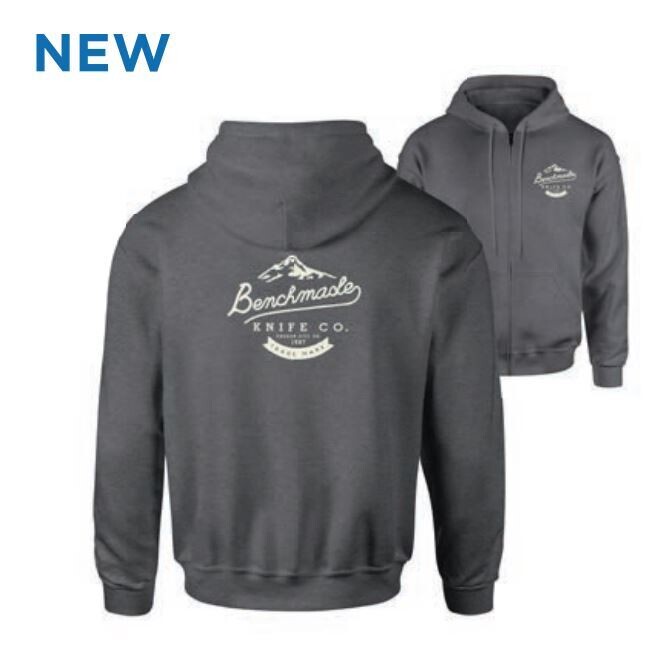 Benchmade Knife Co. Women&#39;s Zip Up Hoodie, Charcoal XXL ( Discontinued )
