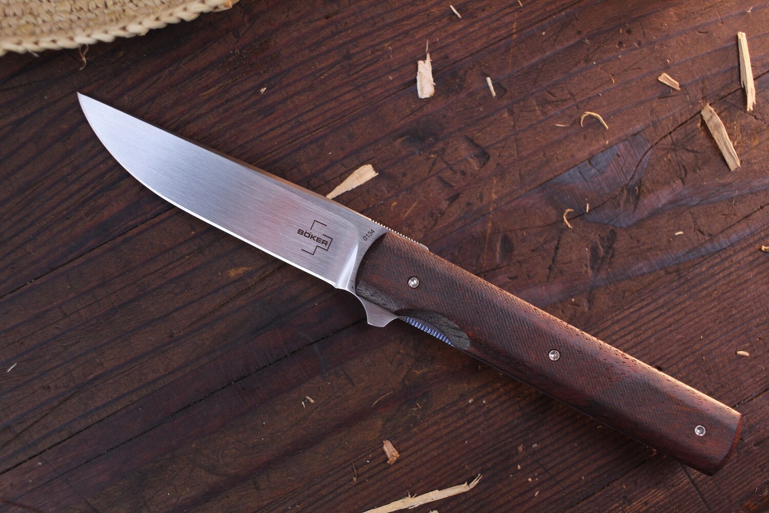 Boker Plus Urban Trapper 3.3&quot; Liner Lock Flipper / Cocobolo / Satin VG-10