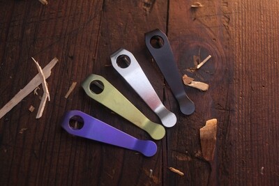 Custom / Replacement Lowrise Spyderco Clip ("wire" style clip)