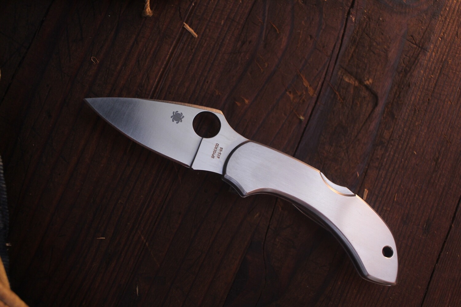 Spyderco Dragonfly 2.3&quot; Lockback Knife / Stainless / Satin ATS-55 (Pre Owned)