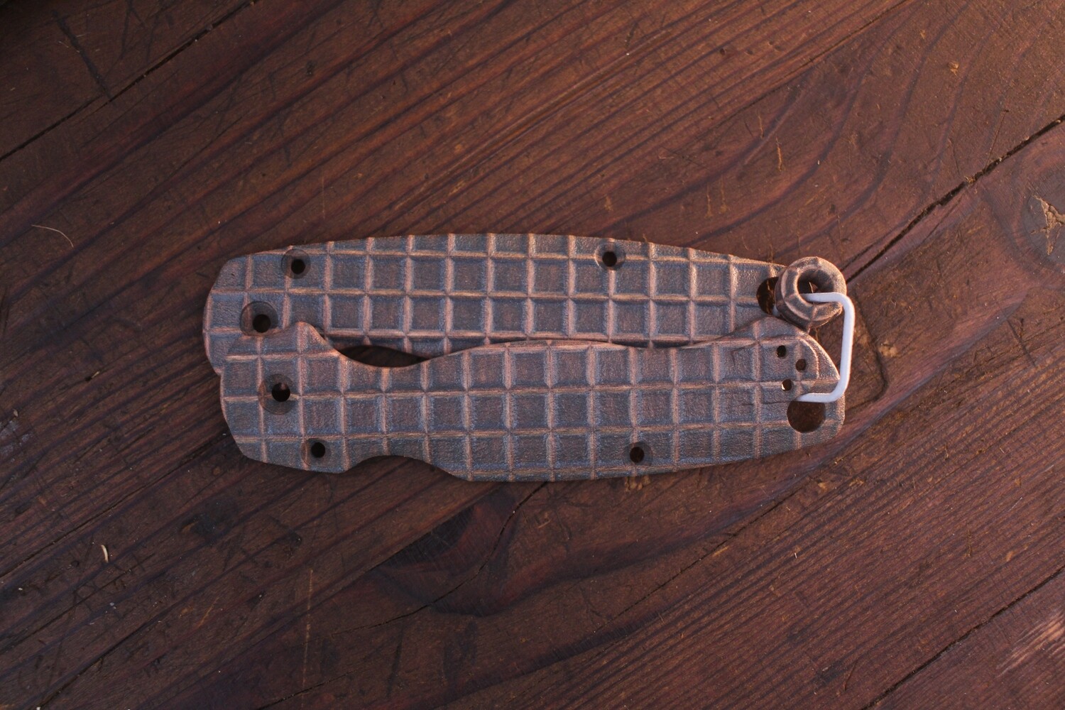 Chroma Scales Spyderco PM2 3D Printed Waffle Pattern