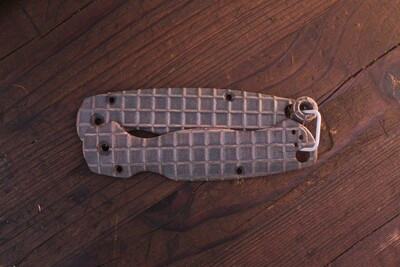 Chroma Scales Spyderco PM2 3D Printed Waffle Pattern