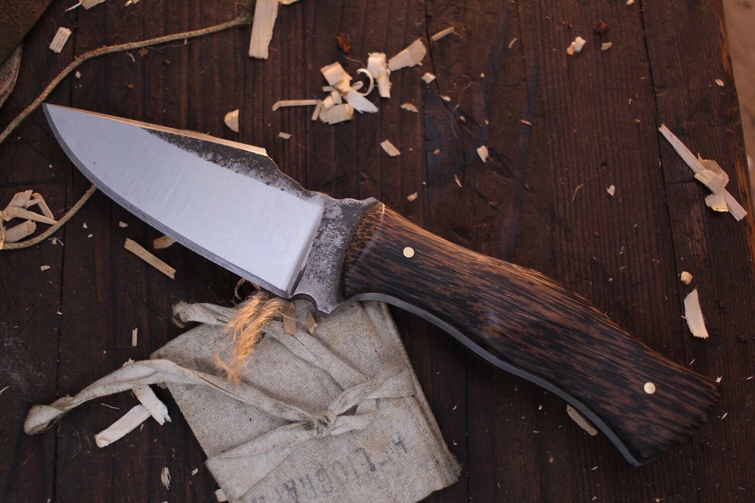 Barrett Knives Ranger 4” Spearpoint Hunter / Wenge / Forge Finish 1095